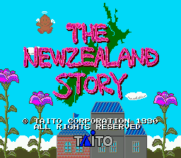 New Zealand Story, The (Japan) Title Screen